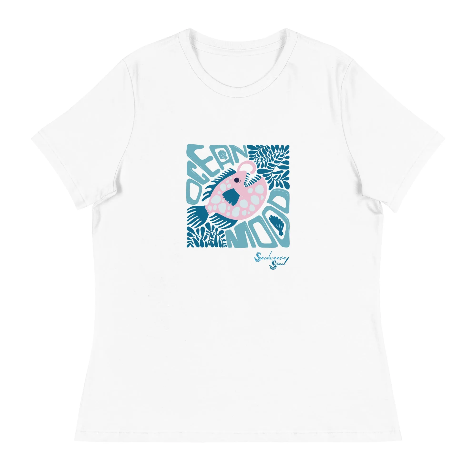 Ocean Mood Women's Relaxed Tee ~ Seabreeze Soul