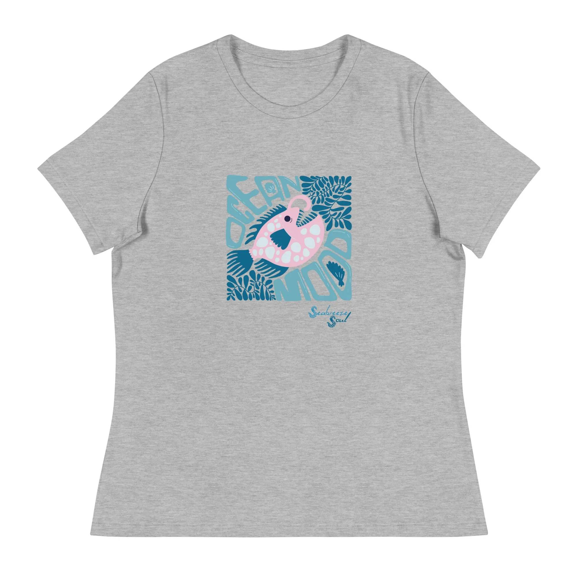 Ocean Mood Women's Relaxed Tee ~ Seabreeze Soul