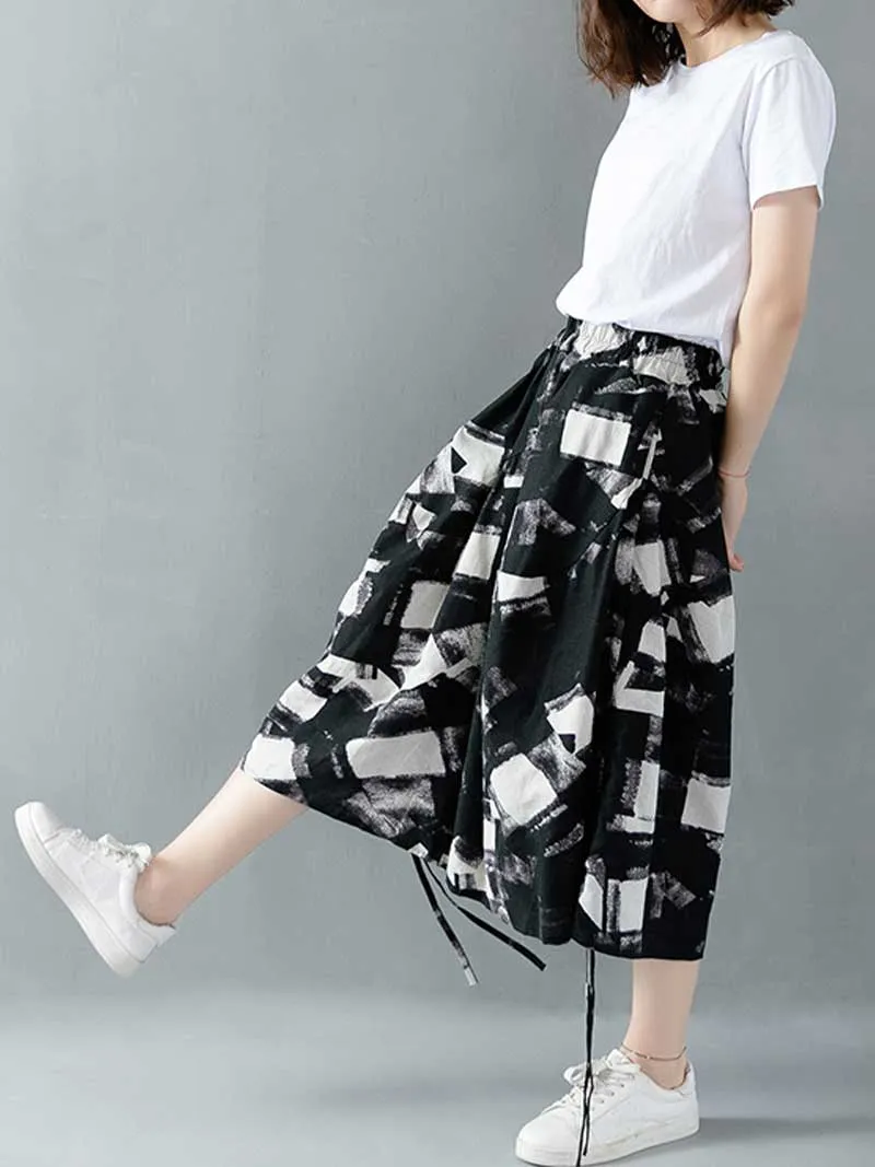 Part-Time Lover Printed Wide-Leg Trouser