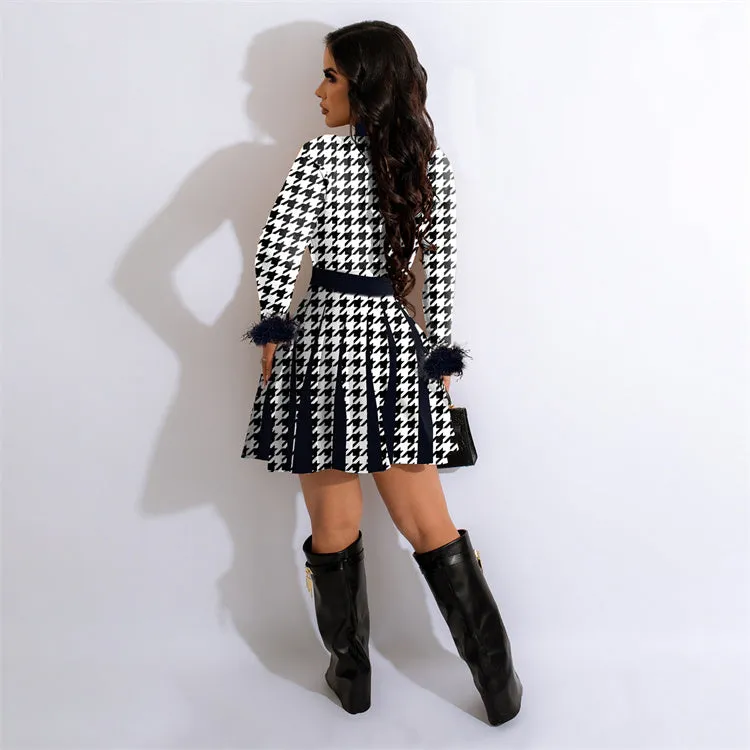 Plaid Sensation Casual Dress - Culture Heaven Special