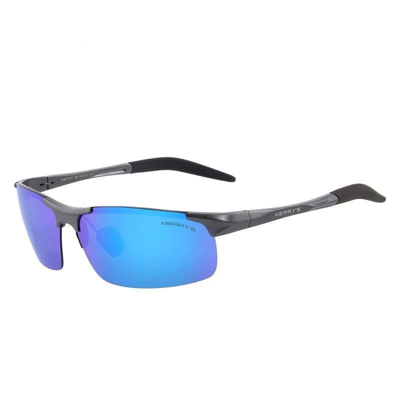 Polarized Aviation Aluminum Rimless Sunglass