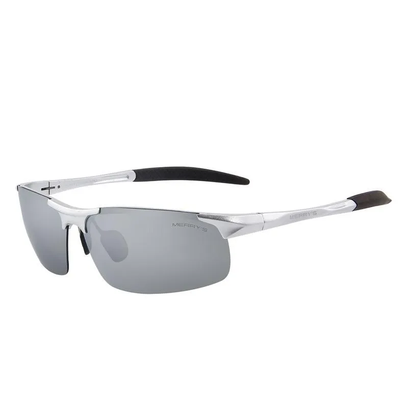 Polarized Aviation Aluminum Rimless Sunglass