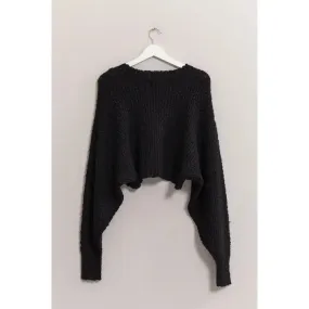 Popcorn Knit Pullover