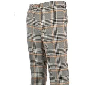 Prestige Brown Orange Plaid Pants