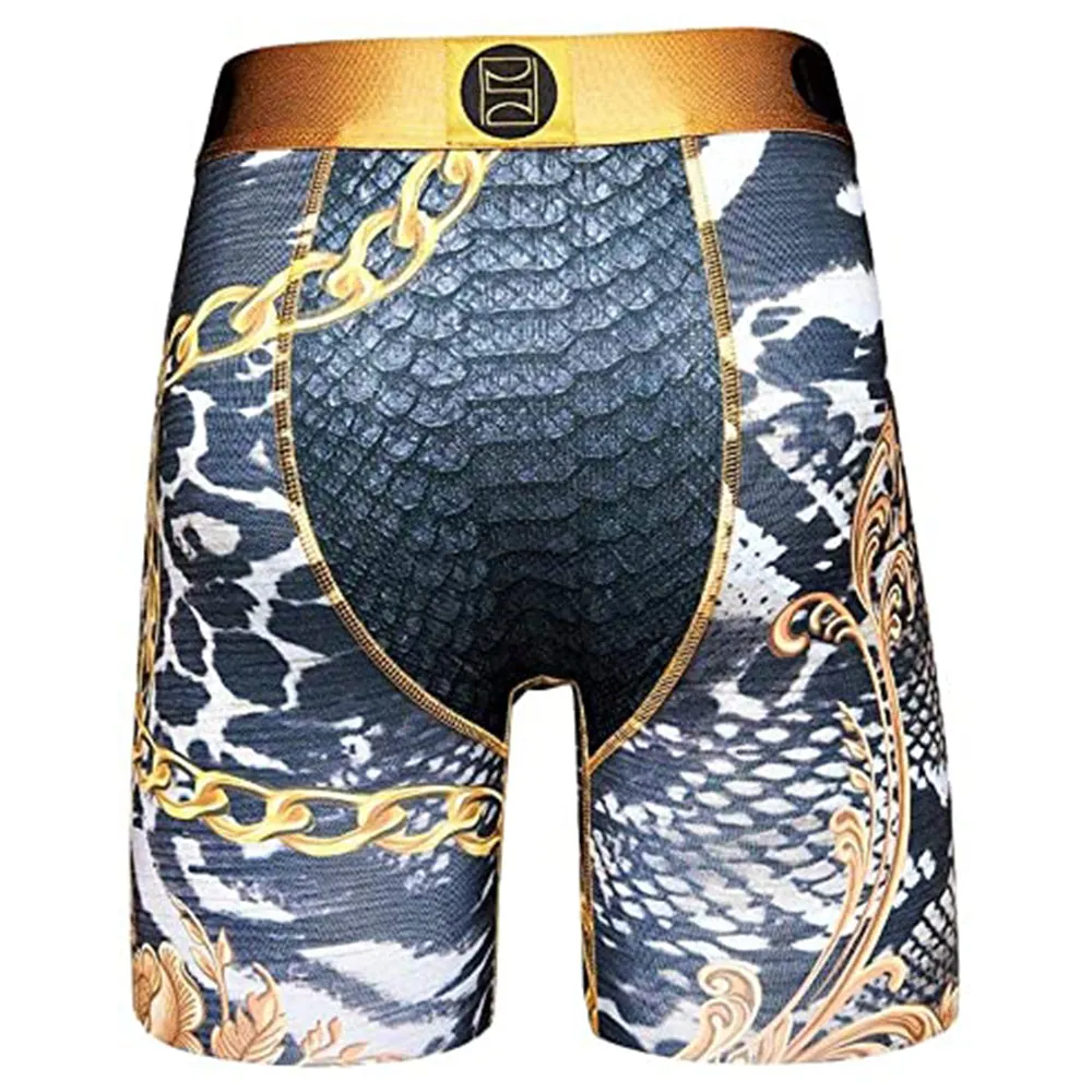 PSD Mens Pure Gold Boxer Brief Black Underwear