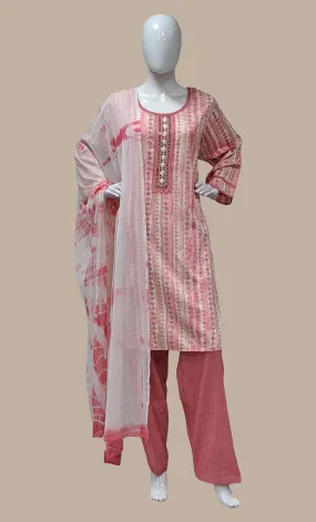 Rose Pink Printed Salwar