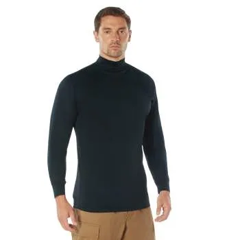 Rothco Moisture Wicking Mock Turtleneck / Midnight Navy Blue