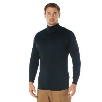 Rothco Moisture Wicking Mock Turtleneck / Midnight Navy Blue