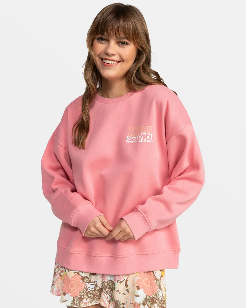 Roxy Morning Hike Sweatshirt-Mauve Glow