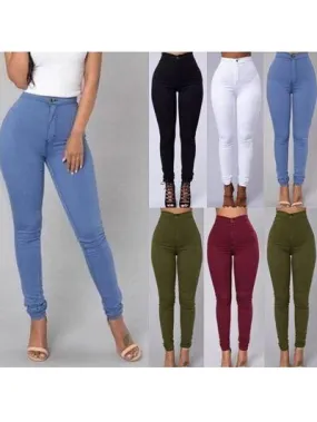 Sexy Casual Fashion Multicolor Slim Slimming Casual Pants Leggings