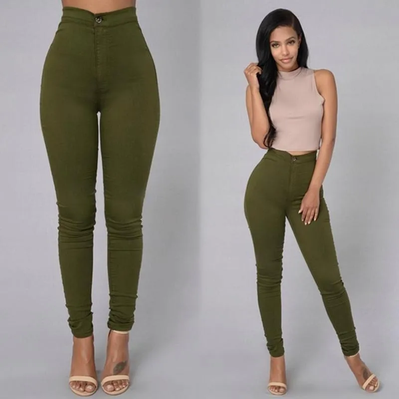 Sexy Casual Fashion Multicolor Slim Slimming Casual Pants Leggings