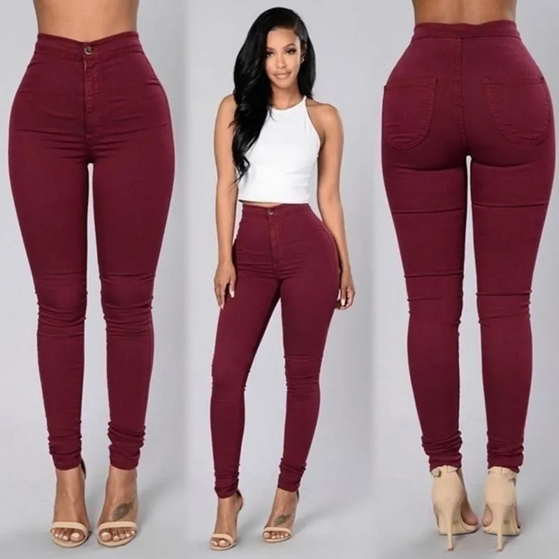 Sexy Casual Fashion Multicolor Slim Slimming Casual Pants Leggings