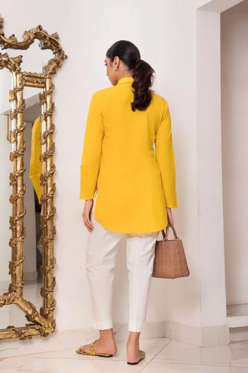 Shehrnaz - SHK- 1128 - 2 Piece - Yellow