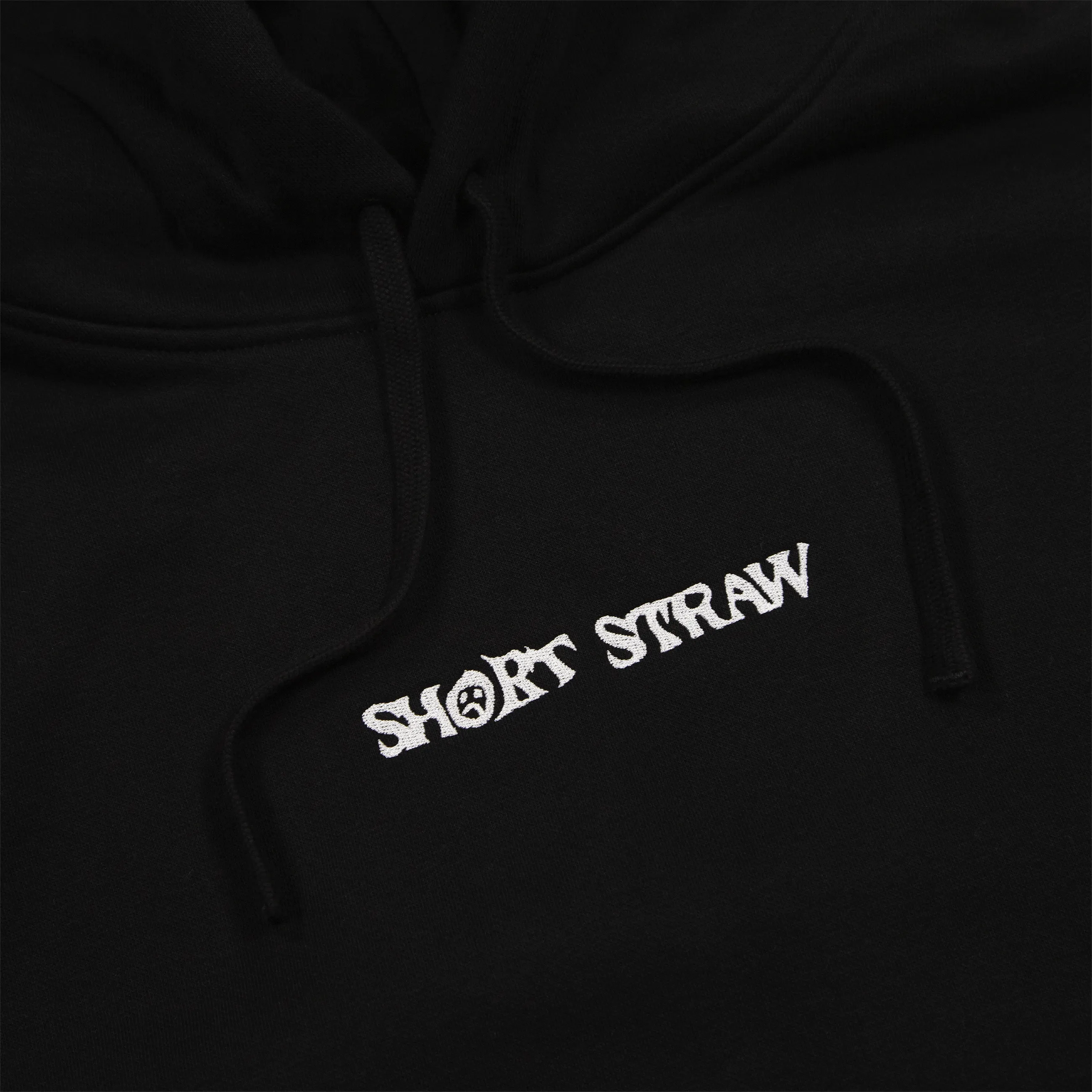 Short Straw - Short Straw Hooded Pullover Sweatshirt - Black