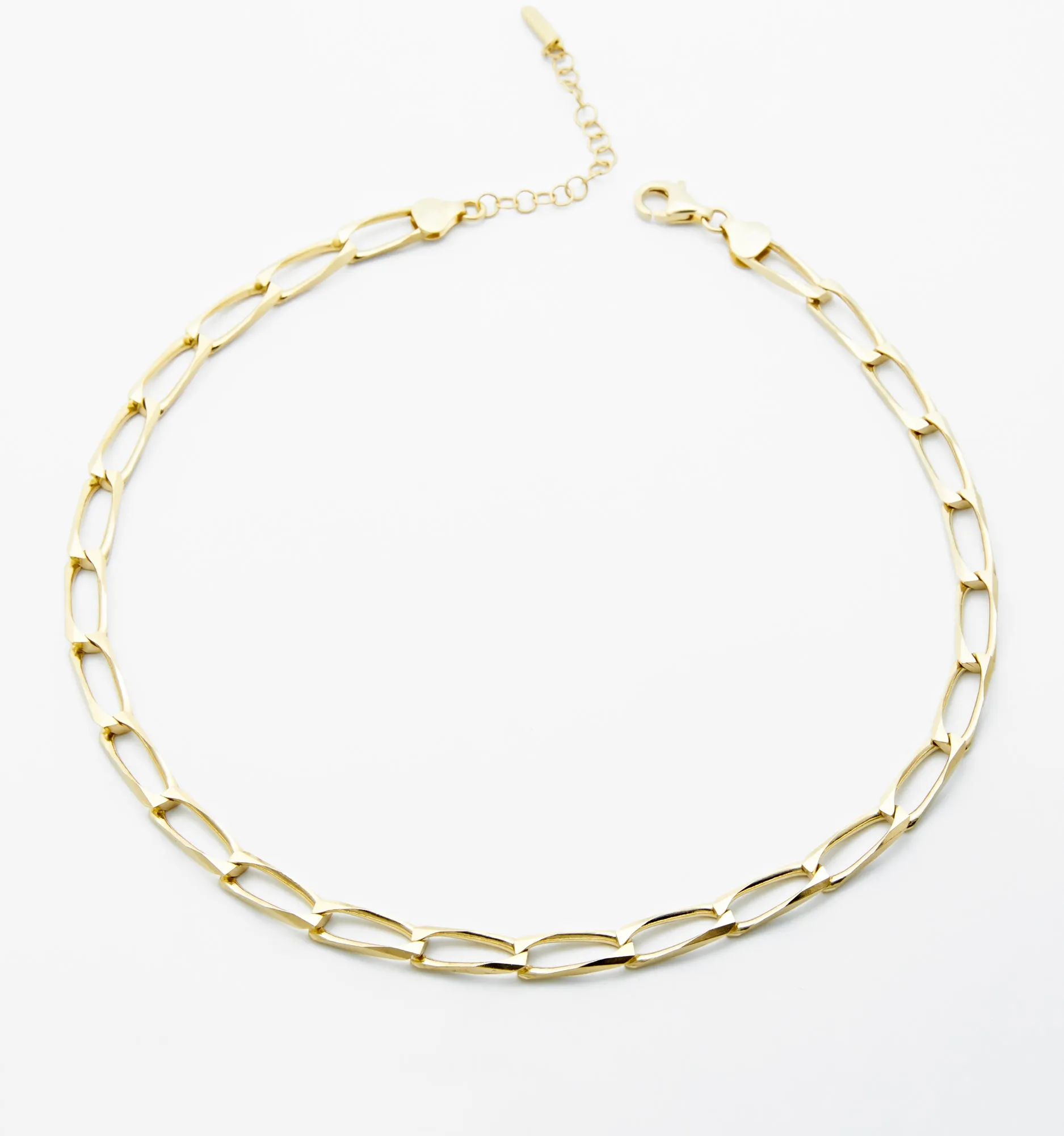 Sleek Chain Choker Necklace