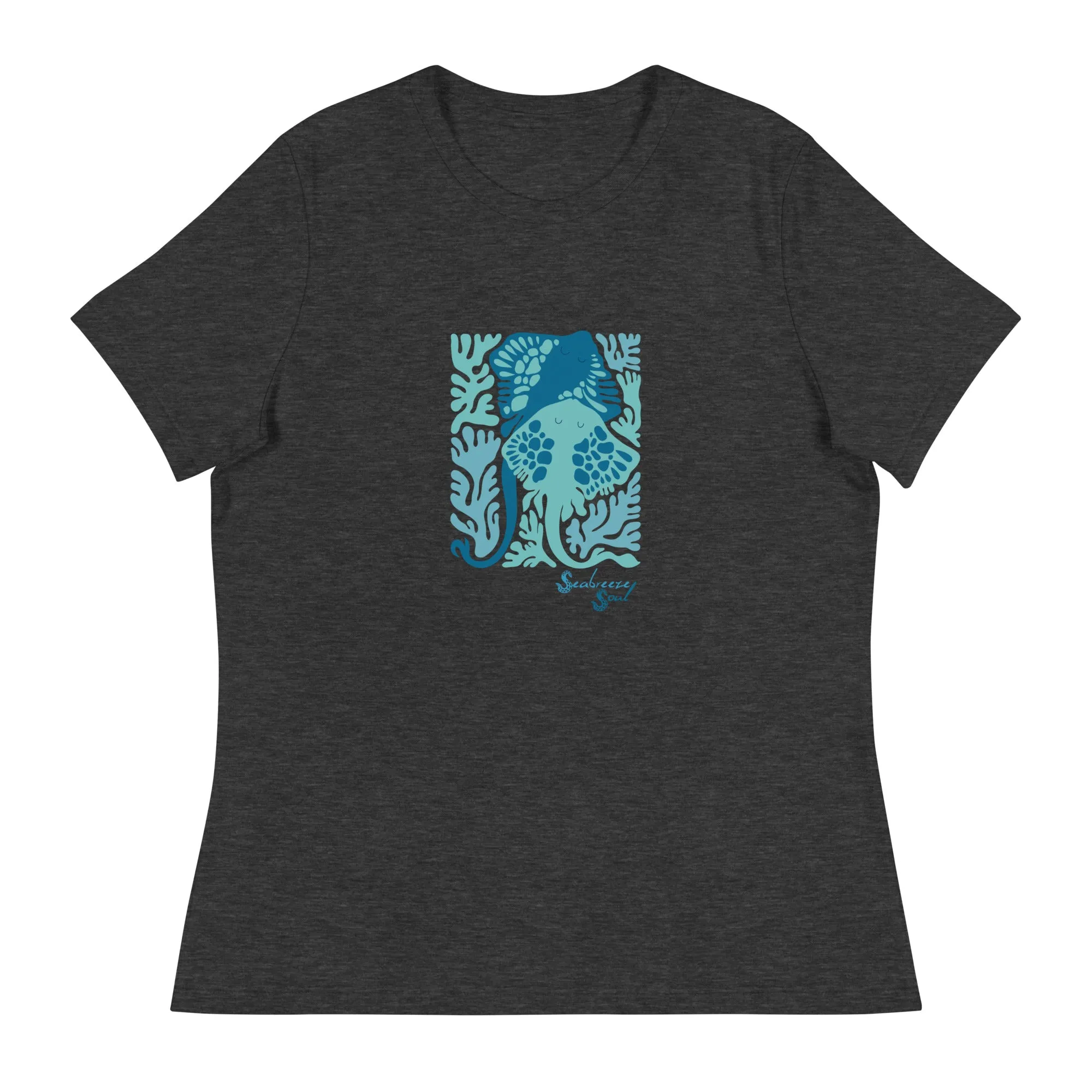 Sleepy Rays Women's Relaxed Tee ~ Seabreeze Soul