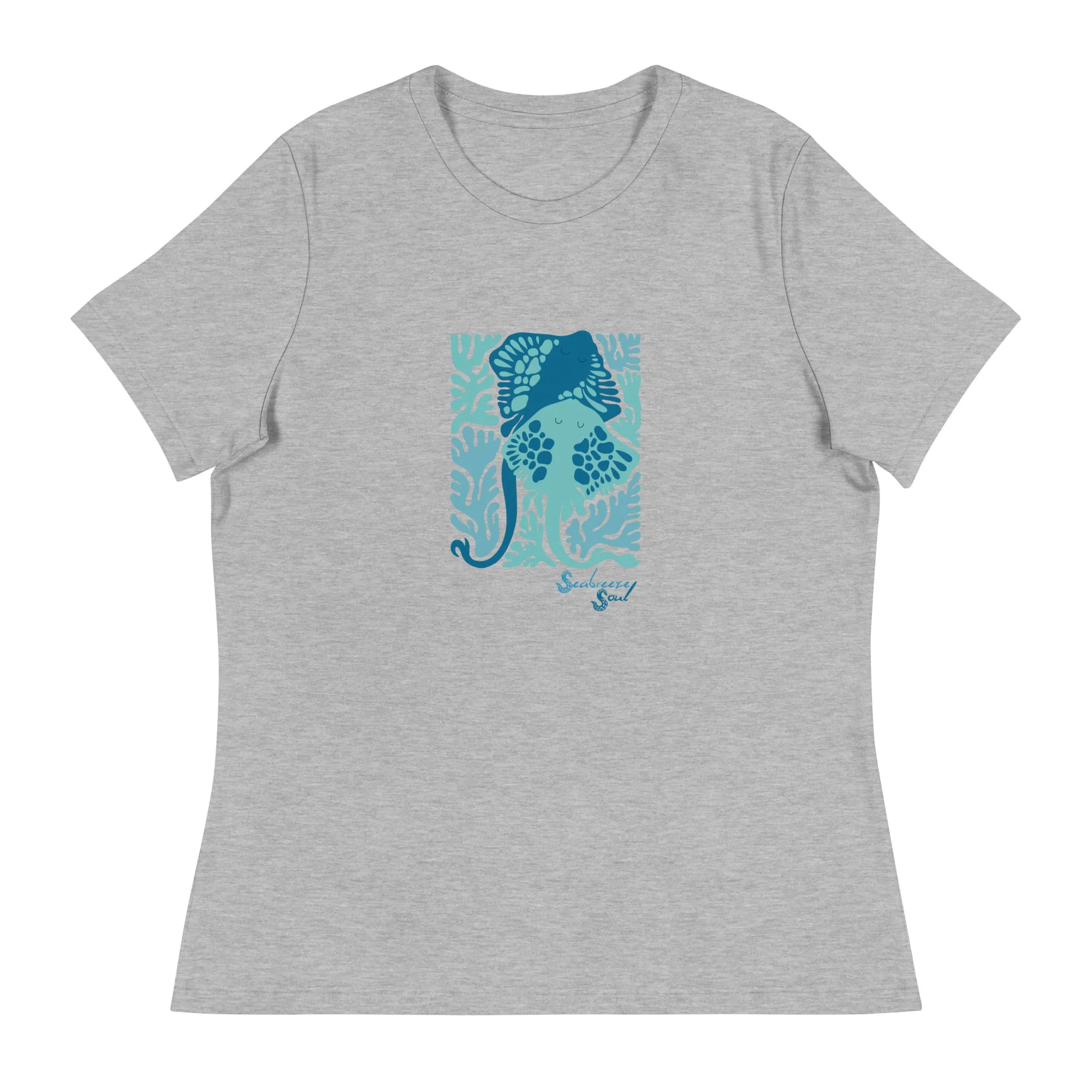 Sleepy Rays Women's Relaxed Tee ~ Seabreeze Soul