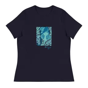 Sleepy Rays Women's Relaxed Tee ~ Seabreeze Soul