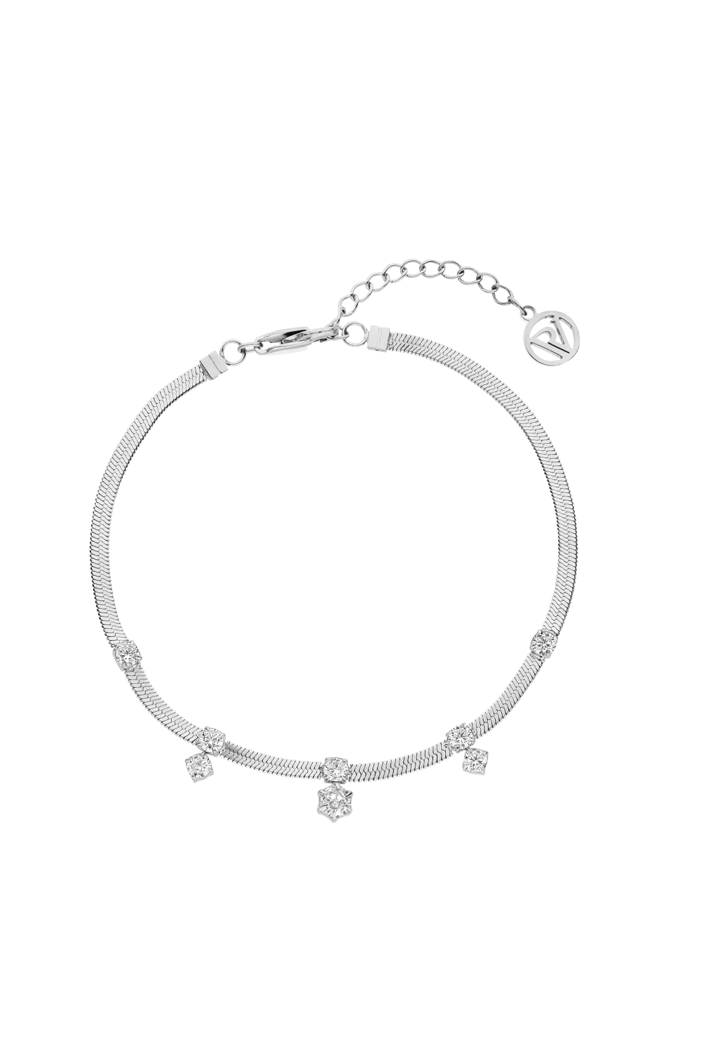 Sparkle Sleek Bracelet Silver