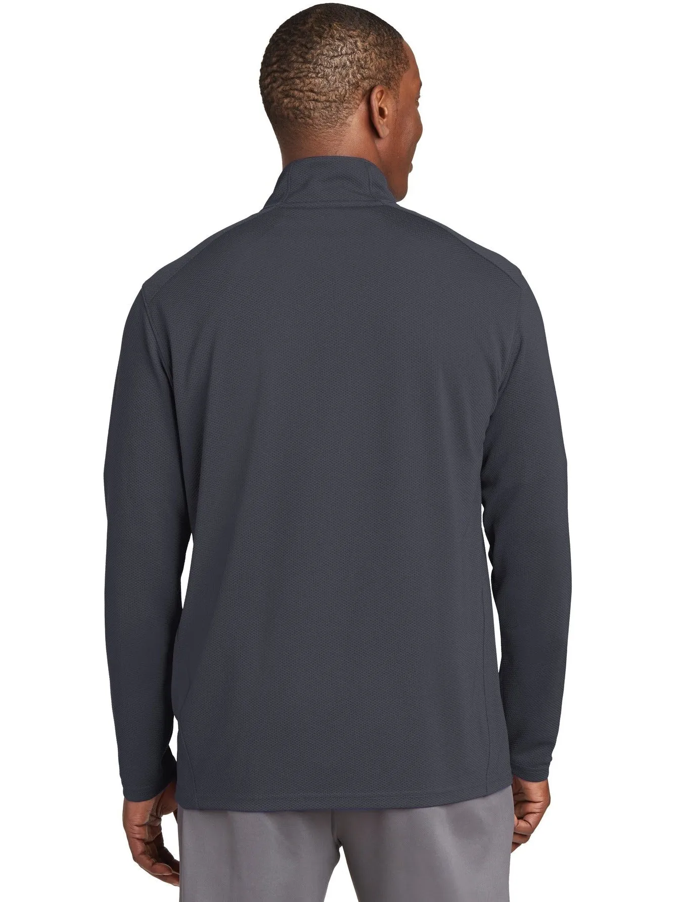 Sport-Tek Sport-Wick Textured 1/4-Zip Pullover