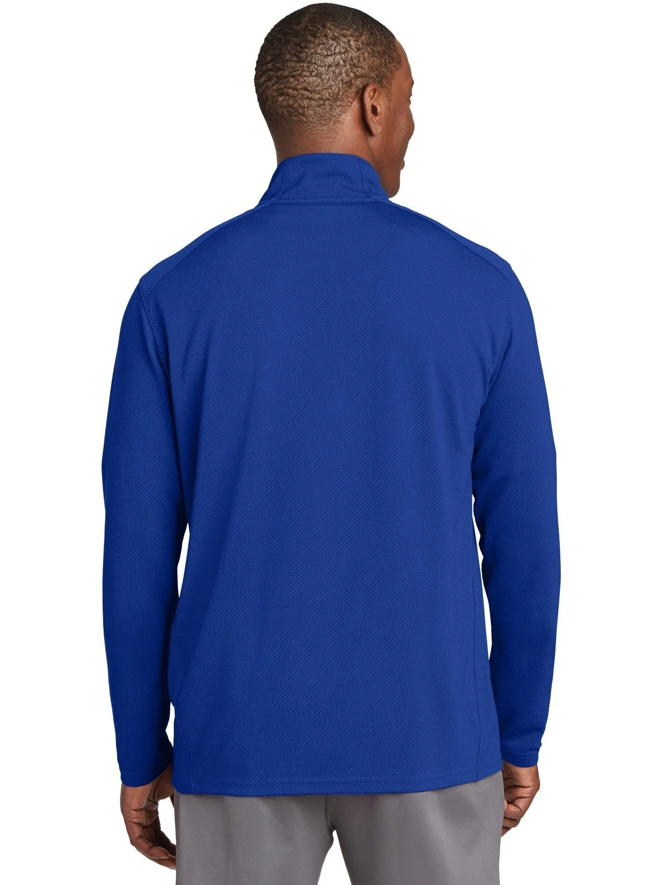 Sport-Tek Sport-Wick Textured 1/4-Zip Pullover