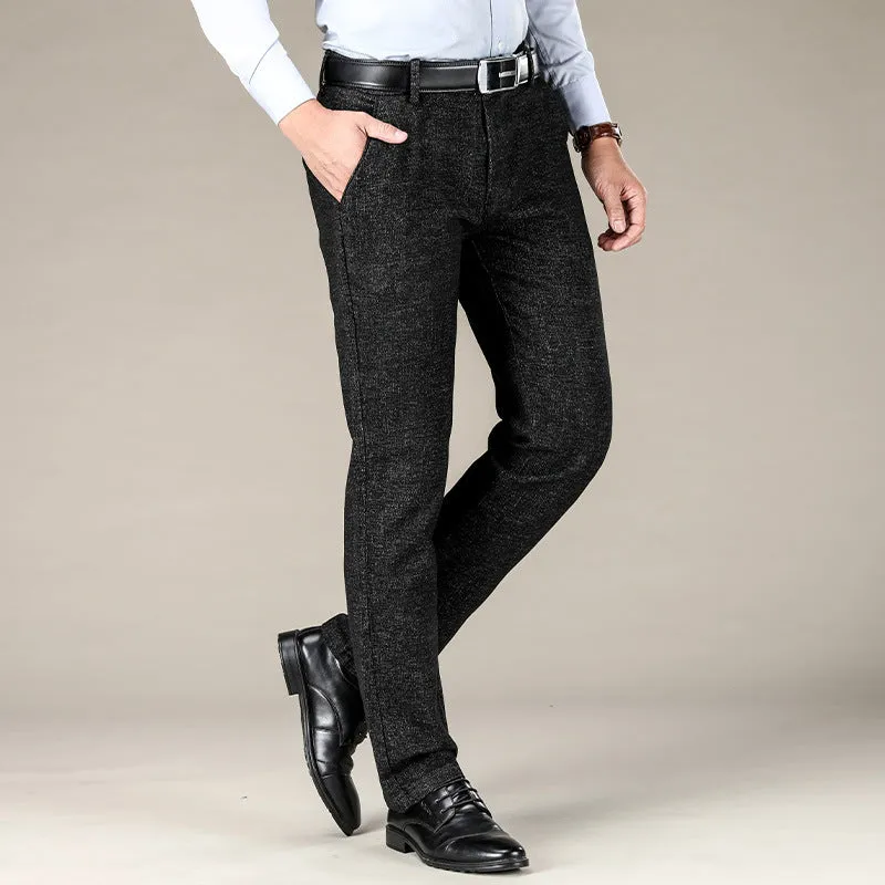 Stretch Slim Sanded Casual Pants