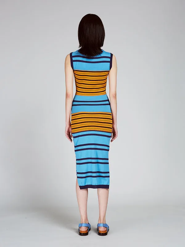 Stripe Knit Dress in Multi