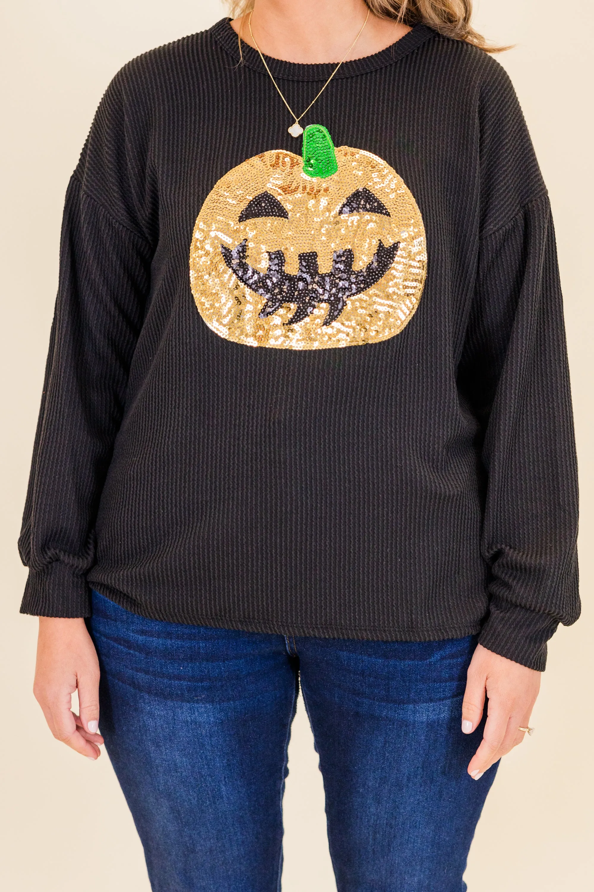 Sweet Or Spooky Pullover, Black