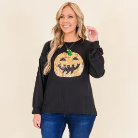 Sweet Or Spooky Pullover, Black