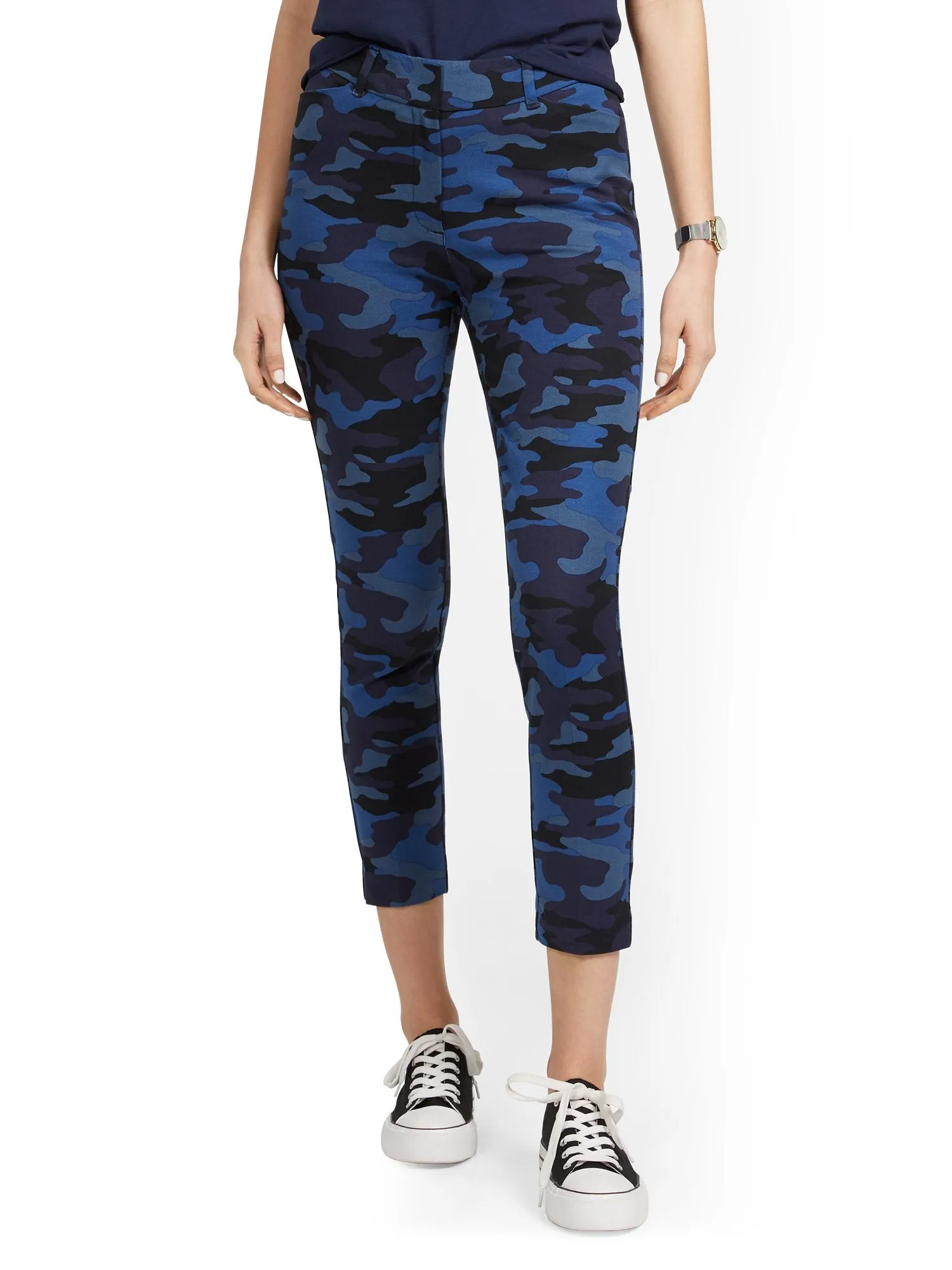 Tall Audrey High-Waisted Ankle Pant - Camo-Print