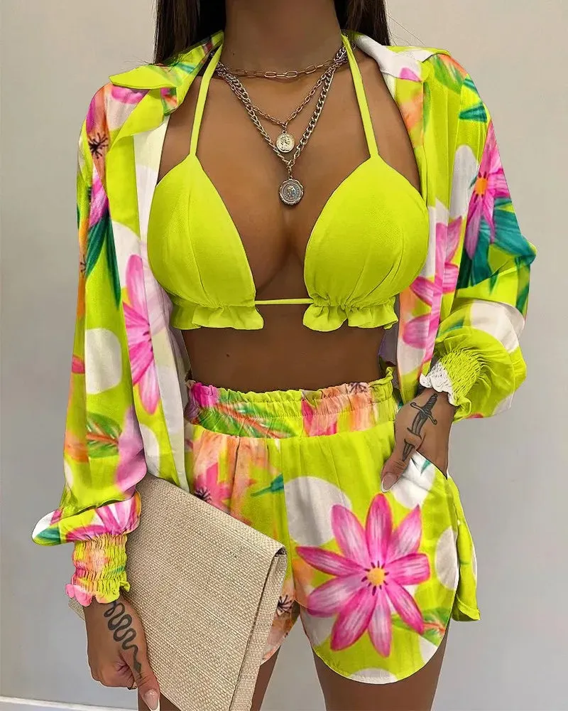 Tie Dye Print Brunch Wear Set