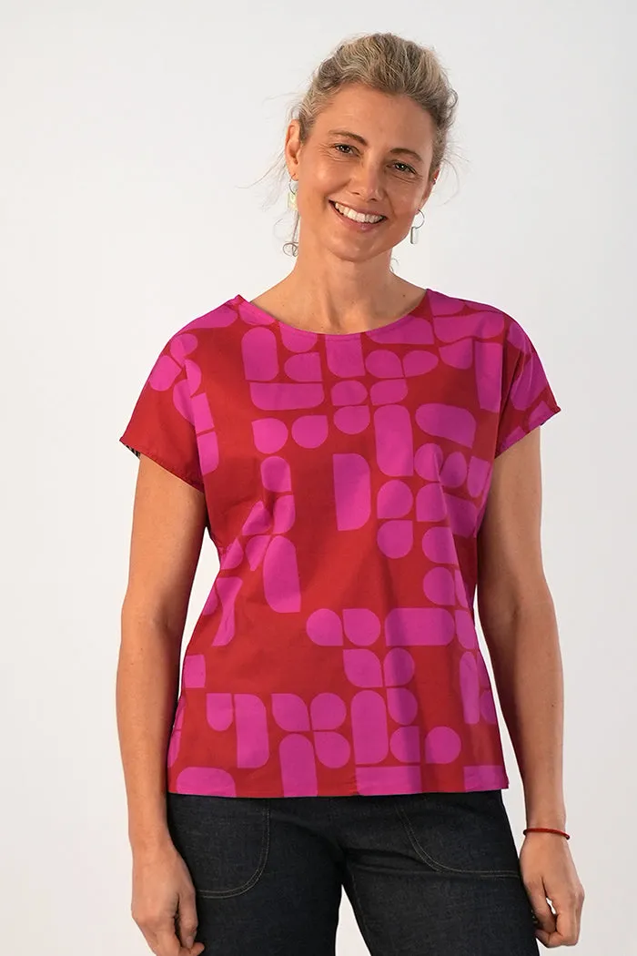 Tilly Top Movement Pink/Red