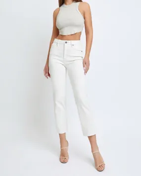 TRACEY SEA SALT WASH CROPPED JEANS