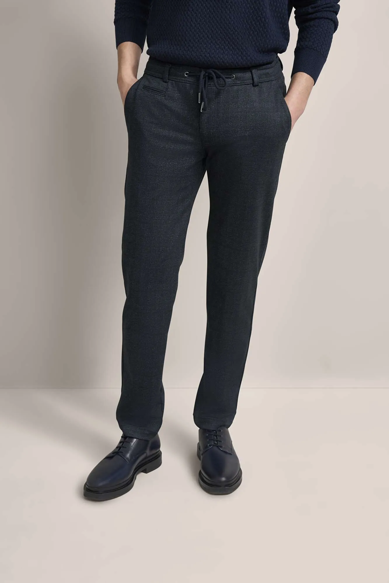 Trousers with Subtle Pattern 4036-66899B