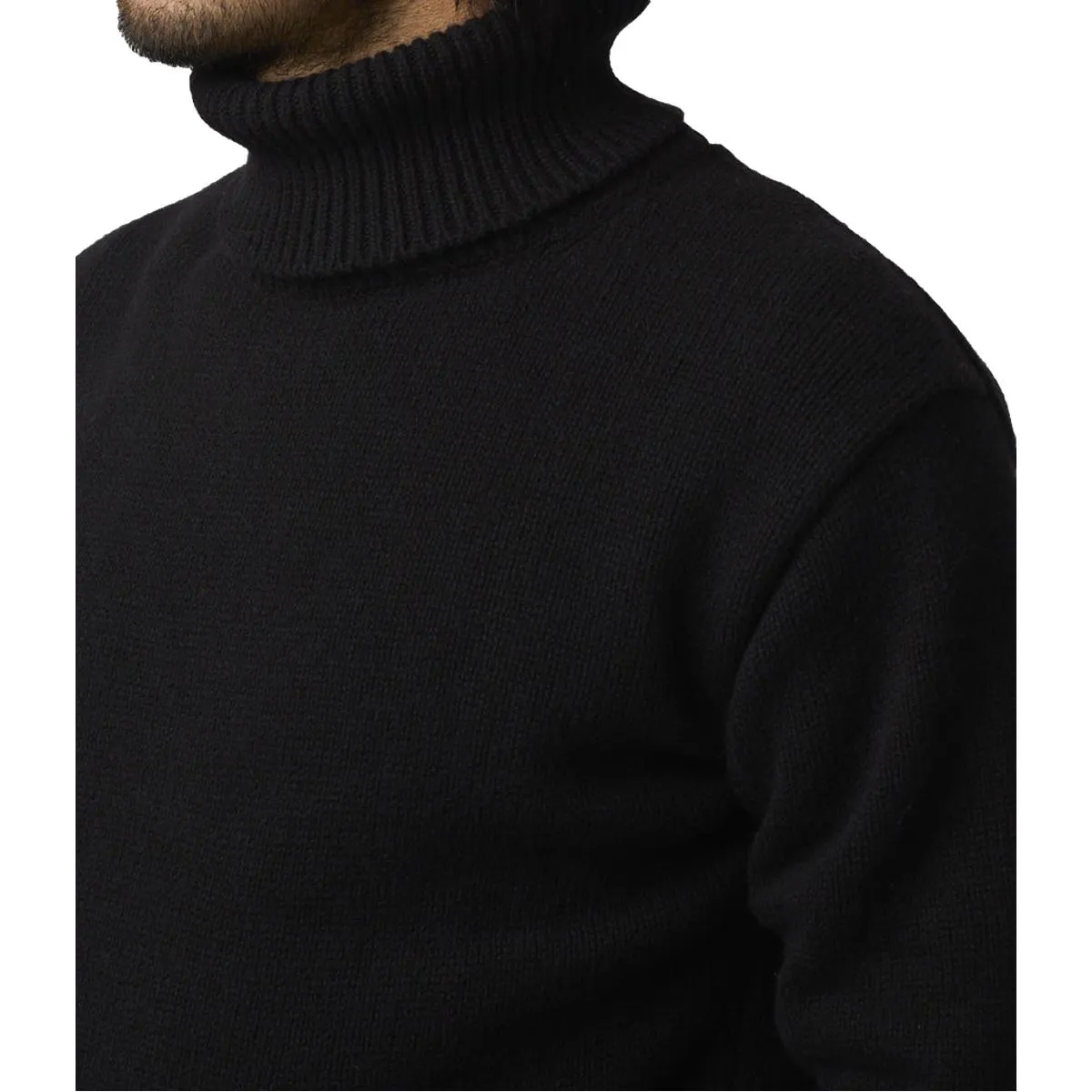 Turtleneck Sweater Deep Black