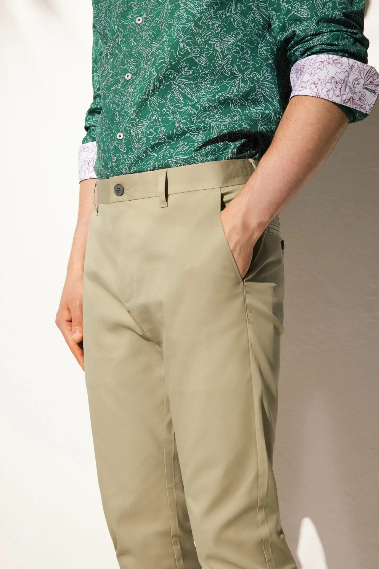 Twill Casual Pants