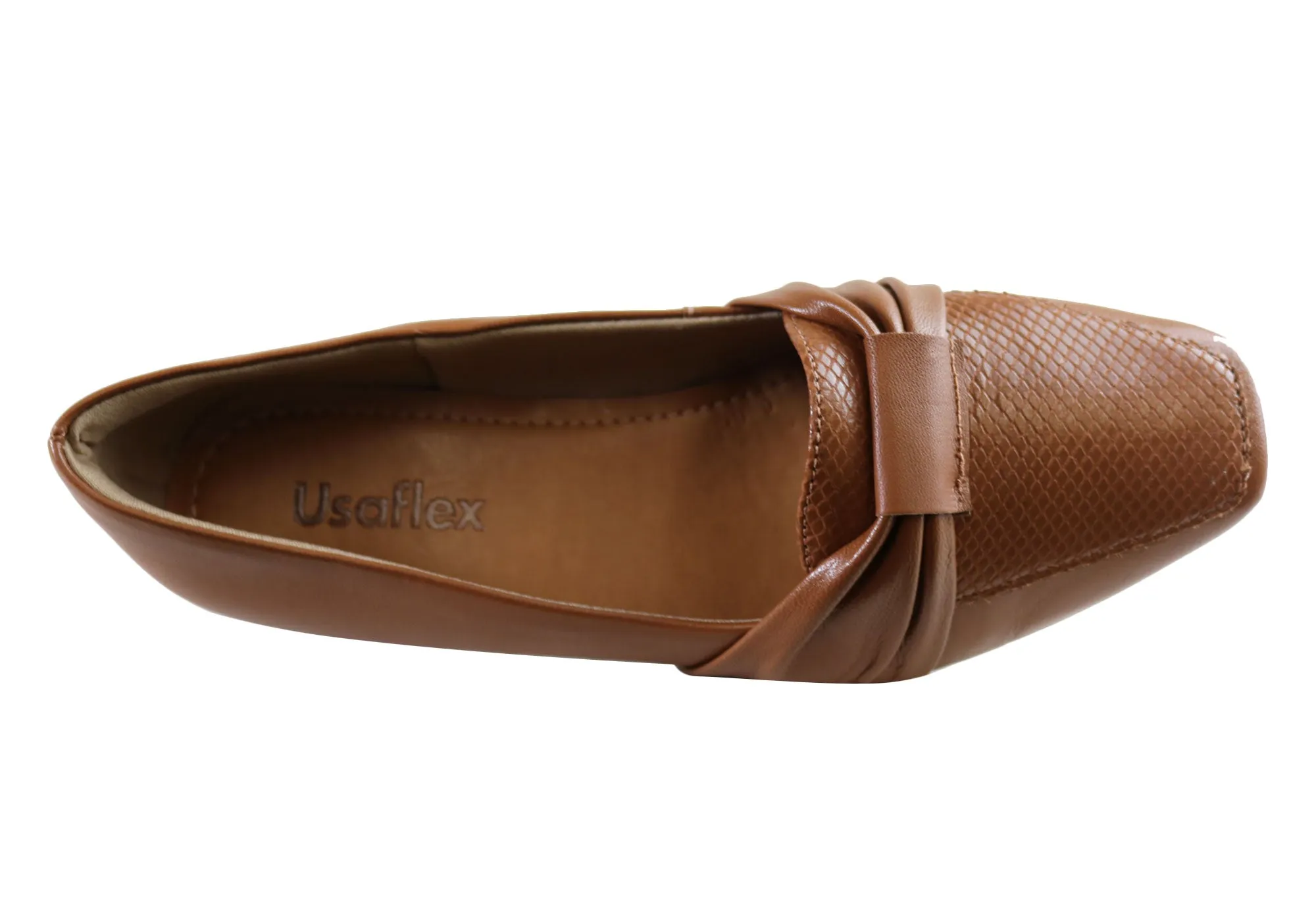 Usaflex Gabriella Womens Comfortable Leather Shoes Made In Brazil