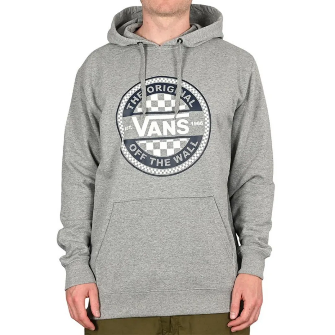 Vans Circled Checker Pullover Hoodie - Grey