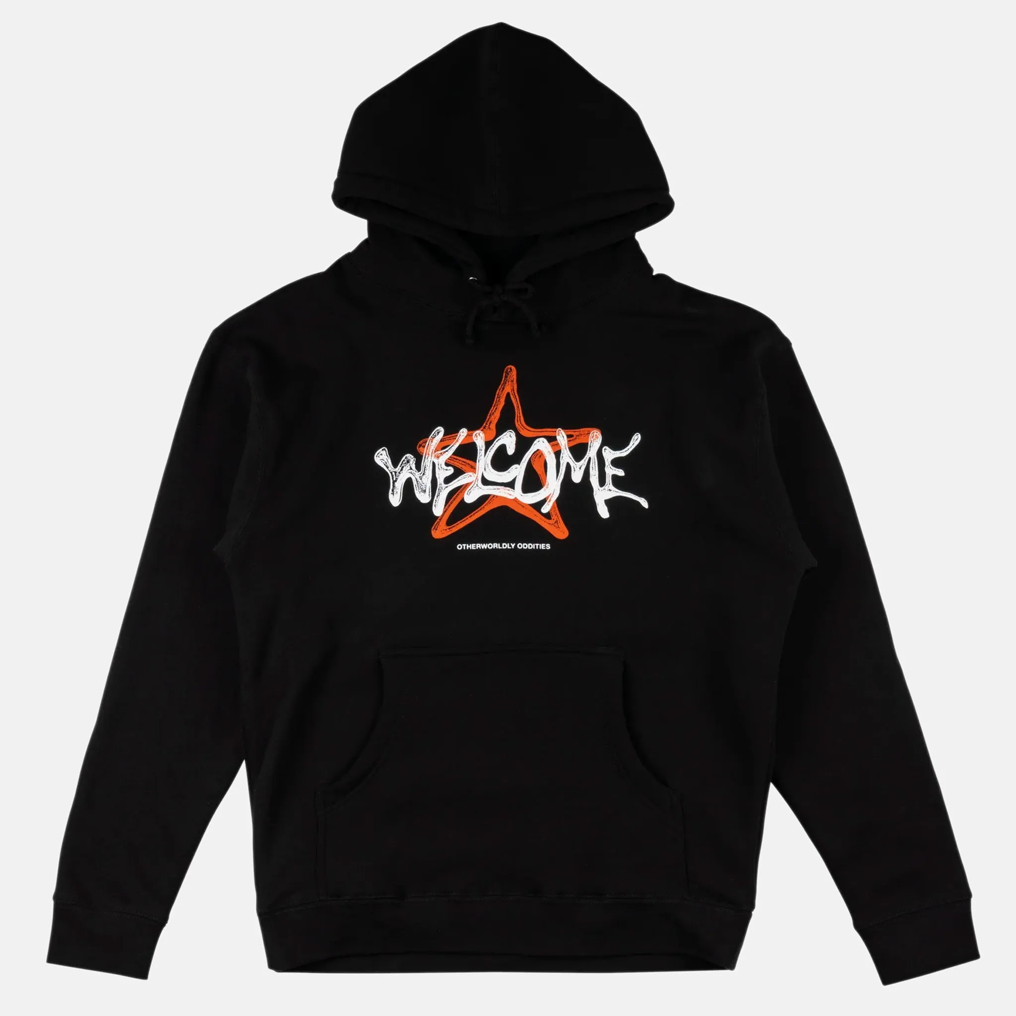 Welcome Skateboards - Vega Pullover Hooded Sweatshirt - Black