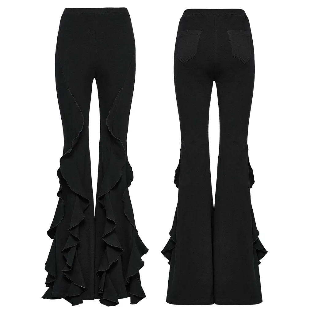 Women's Gothic Flared Flared Pants