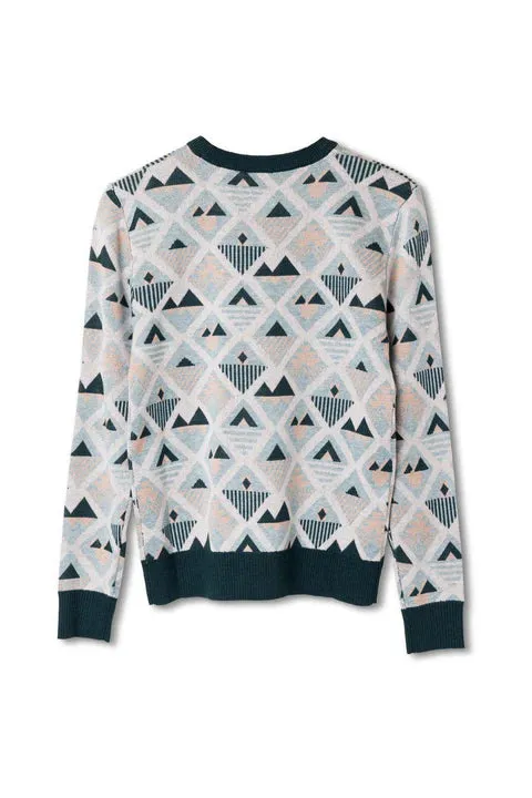 Women's Kavu | Hillrose Crewneck Sweater | Argyle Ridge