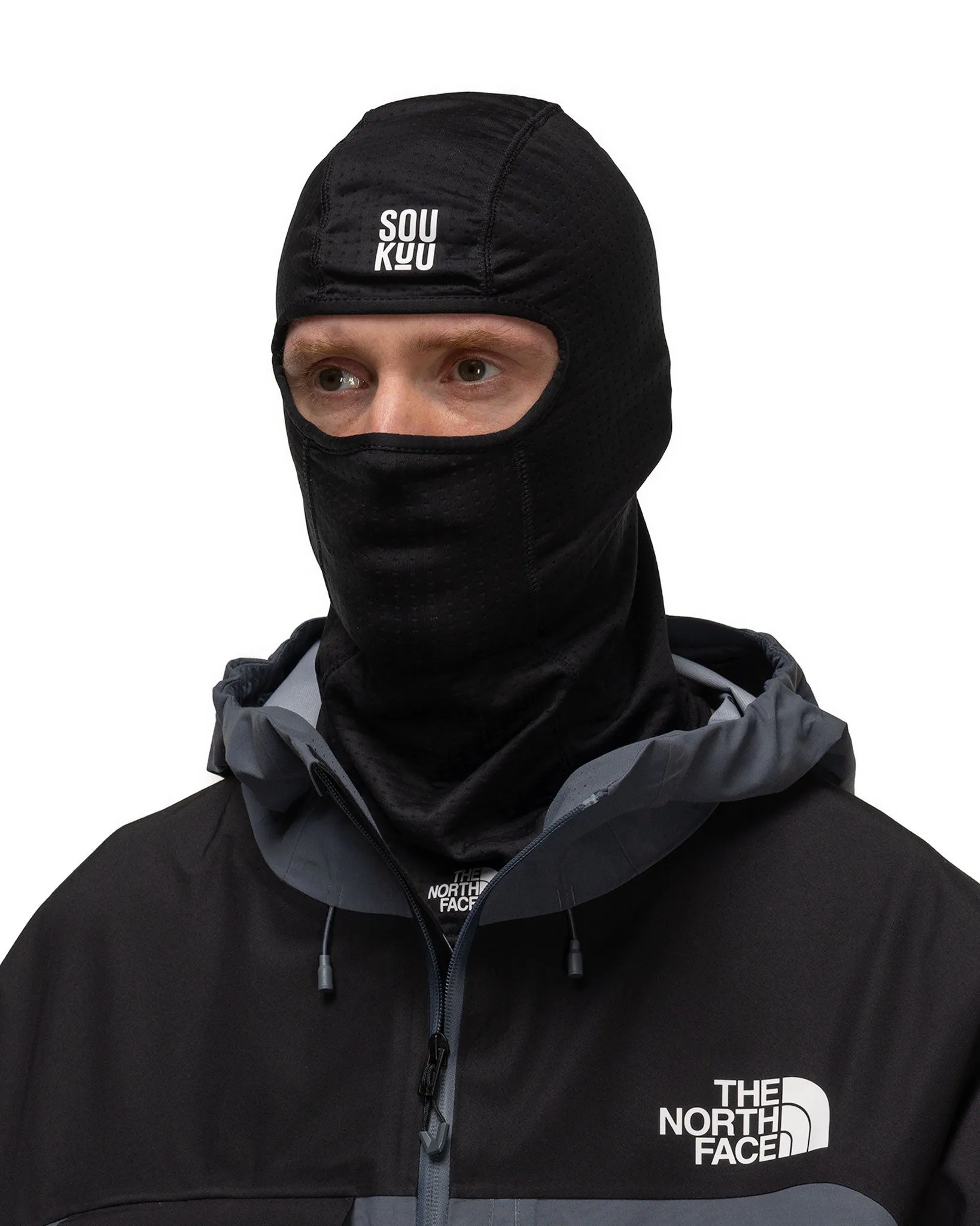 x Undercover SOUKUU Dot Knit Balaclava Black