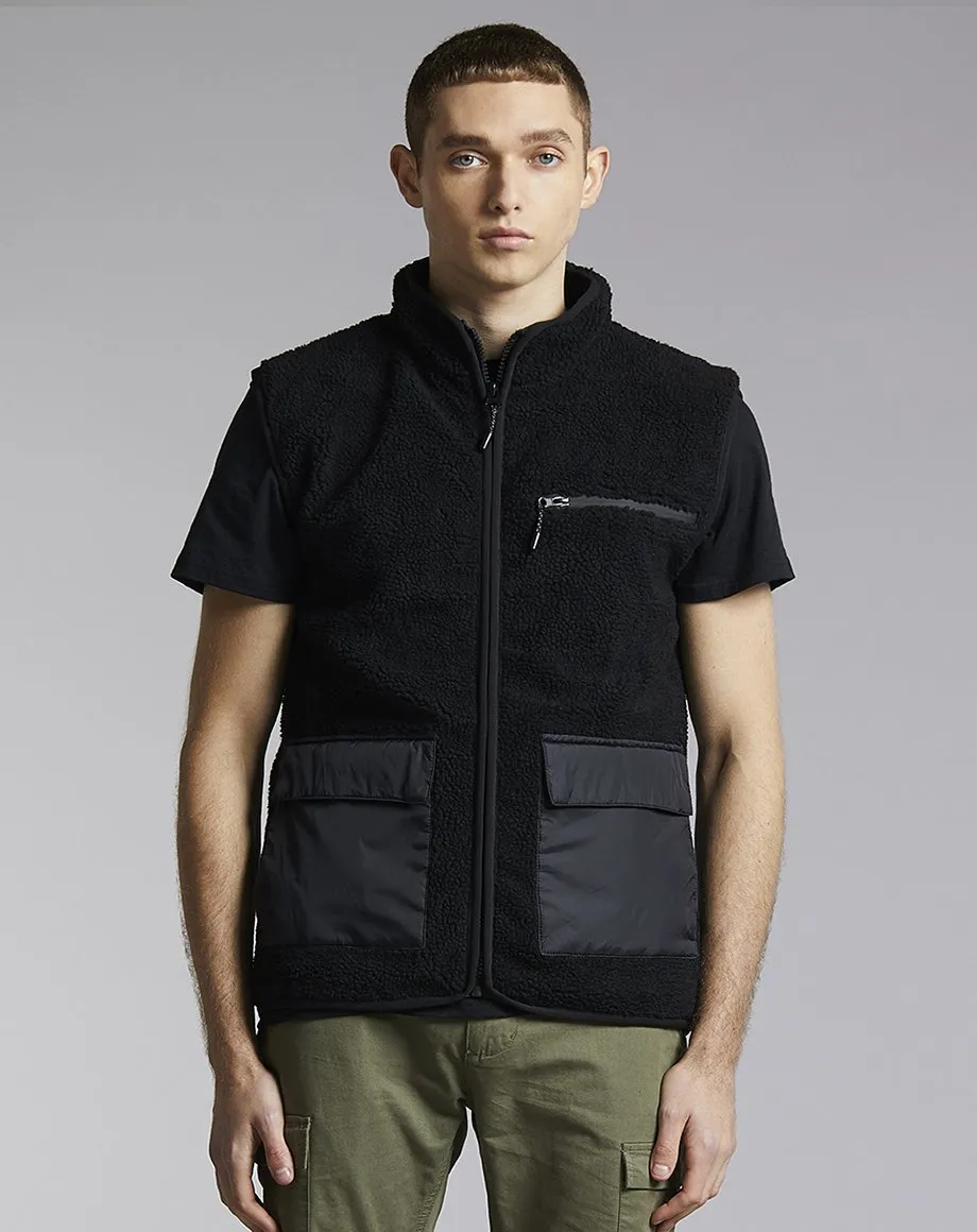 YUBA BOURG MENS GILET | BLACK